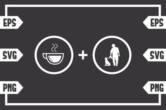Coffee Plus Guy with Dog