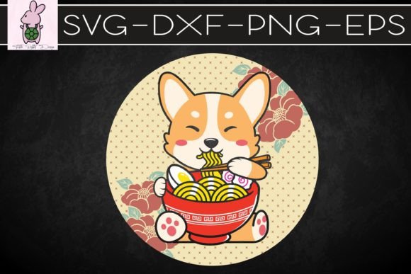Kawaii Ramen Cute Anime Dog Corgi