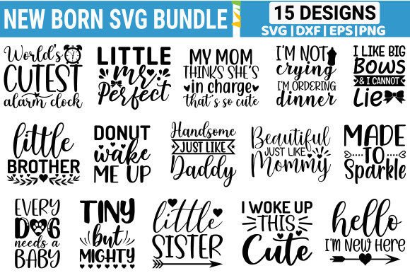 New Born SVG Bundle