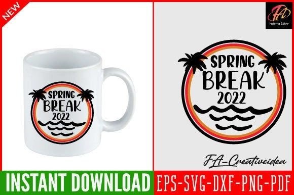 Spring-break-2022 SVG Design